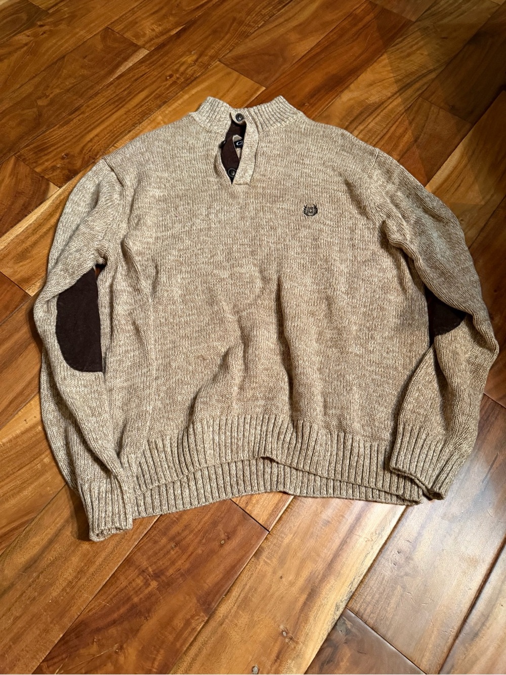 Men’s chaps brown pullover sweater. Size xl